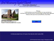 Tablet Screenshot of firstmb.org